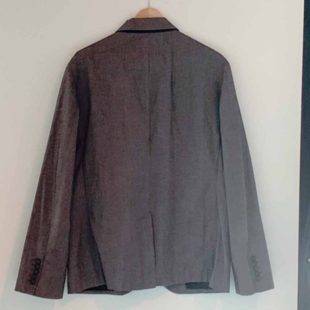 Men’s Grey John Varvatos Military Style Blazer - Picture 4 of 5